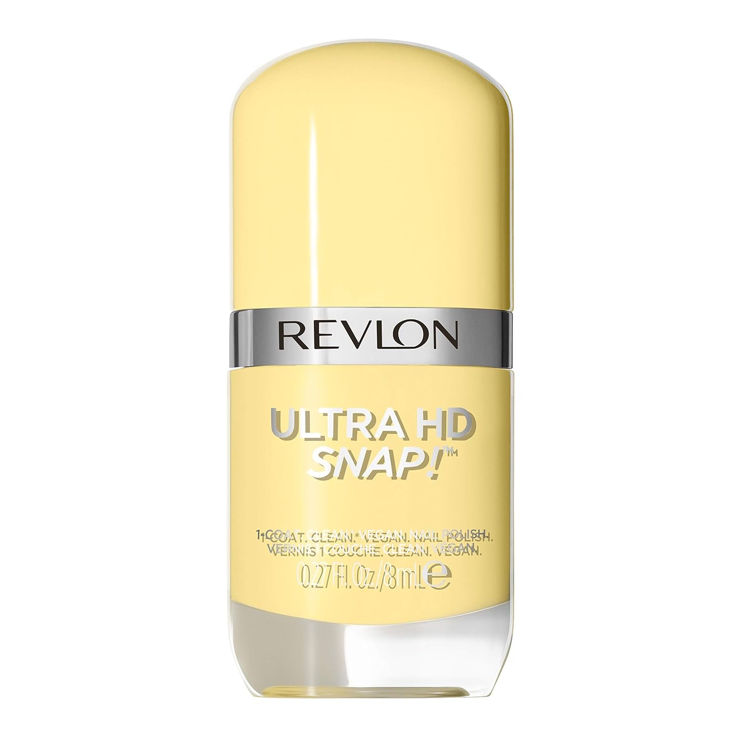 Revlon Ultra HD Snap Nail Polish Long Lasting Vegan Formula Quick Dry One Coat Full Coverage Color (8ml) Hot Stuff (007) Unisex