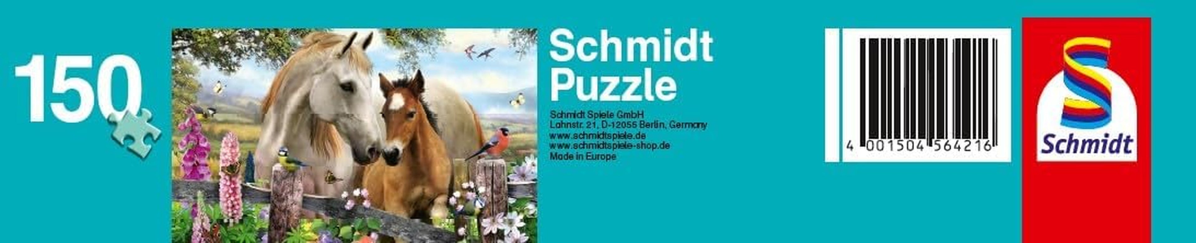 Schmidt Spiele iapă și mânz, puzzle pentru copii 150 piese Puzzle Naty Shop