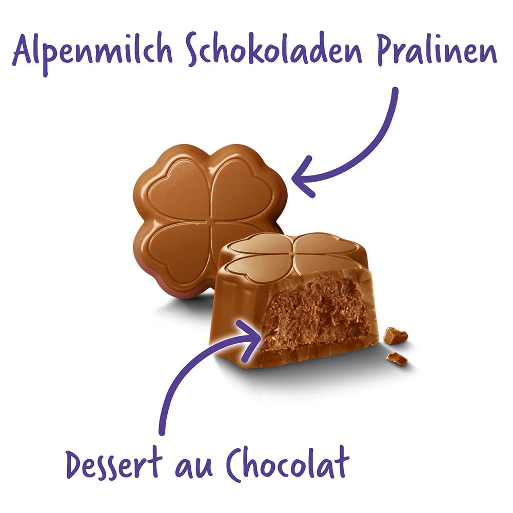 Milka All the Best Pralines 10 x 110g, Fine alpine milk chocolate pralines with cocoa cream filling (pack of 2)