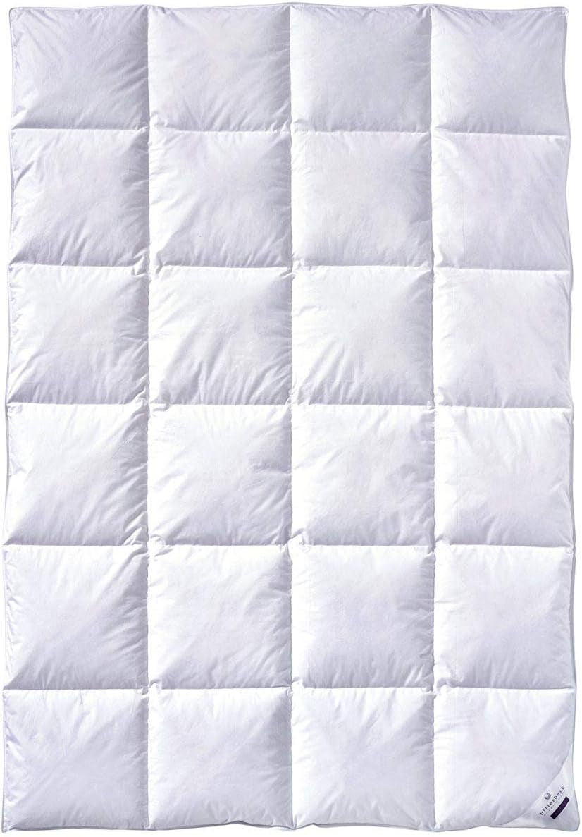Billerbeck Martina® down comforter - Comforter 135 X 200 Cm - Comforter for all seasons - Suitable for allergy sufferers - 90% goose down, 10% goose feathers - White Comforters and quilts Naty Shop Warm (W) 135 X 200 Cm