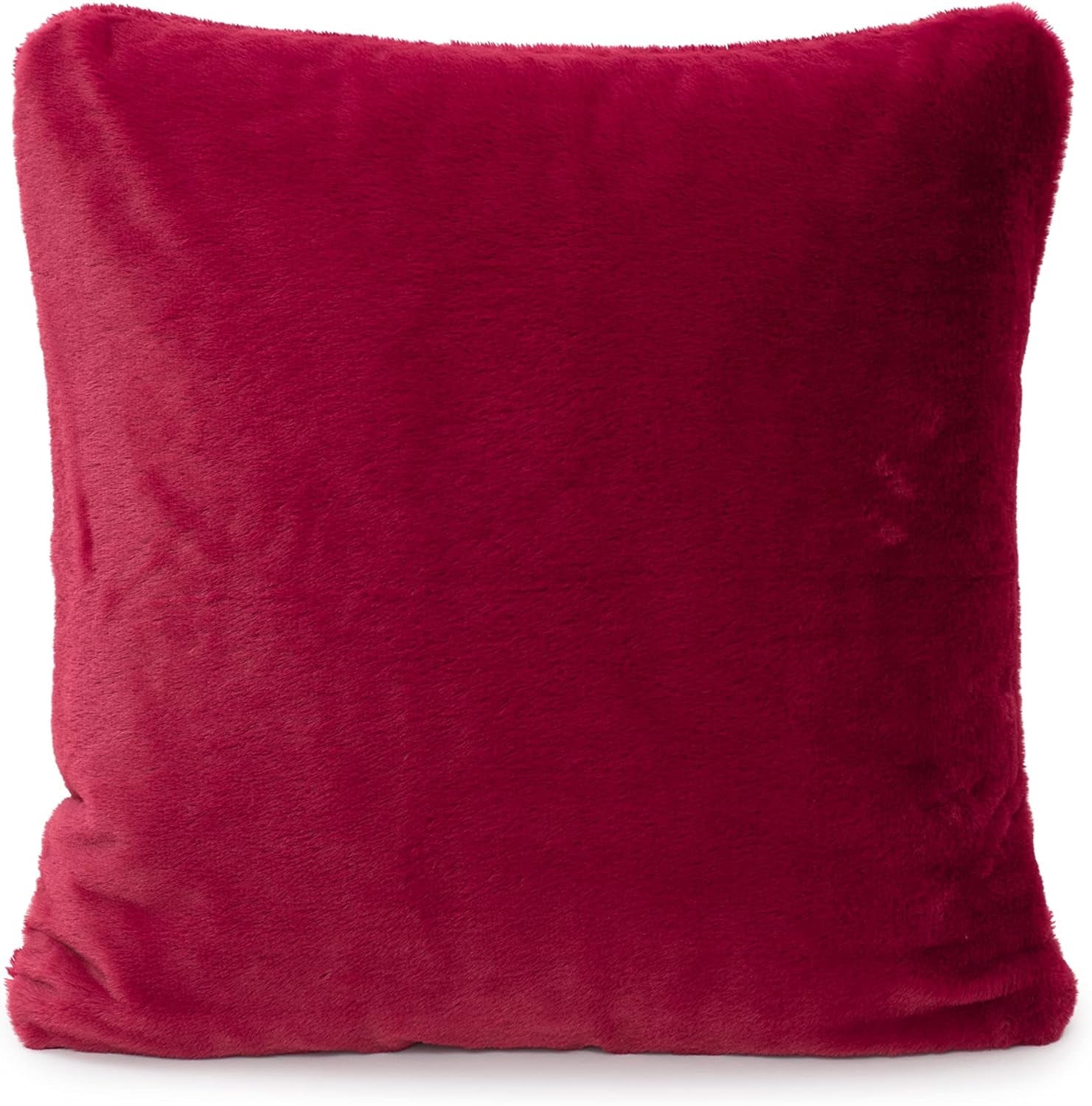 Gözze - Comfortable pillow cover, Merino Feeling, 50X50 Cm - Dark green Beds and Blankets Besuche den GÃ¶zze-Store Carmine red
