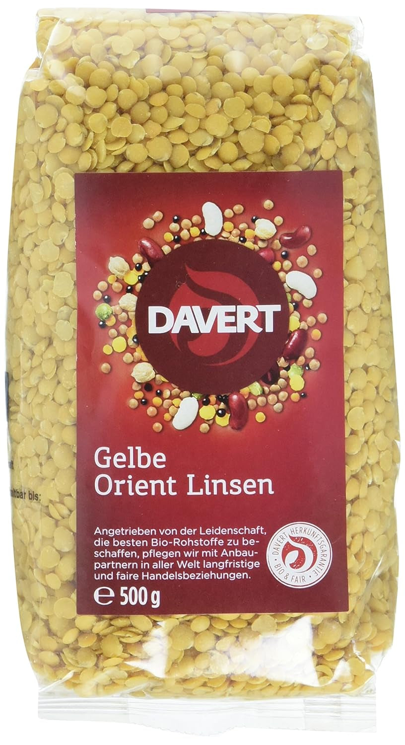 Davert oriental yellow lentils (1 x 500 g) - Bio