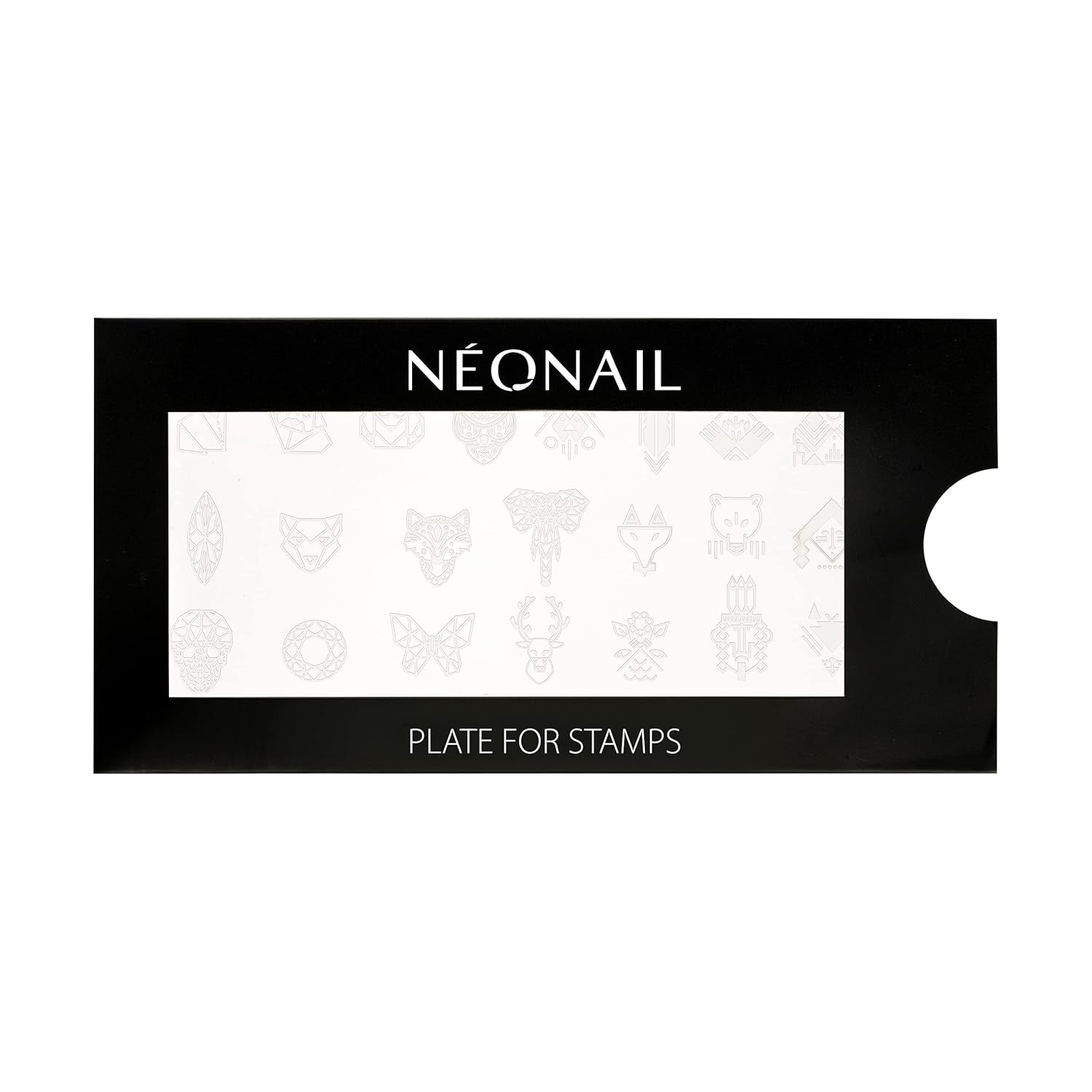 NÉONAIL Nagel Stempel Mit Schaber - Nägel Selber Machen - Nail Art Stamper - Nageldesign Für Nagel Schablone - French Nails Stempel - Silikon Nagelstempel