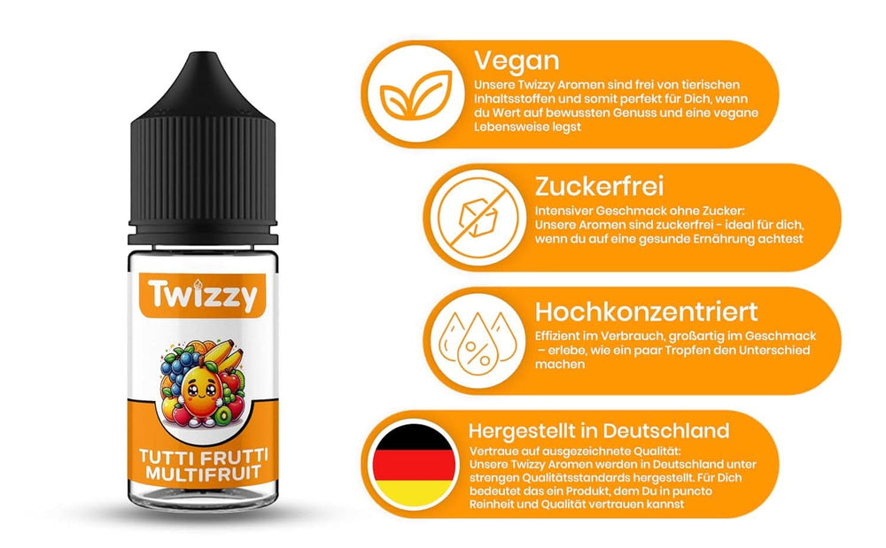 Twizzy Concentrated Tutti Frutti Aroma, 30 ml Aromas Naty Shop