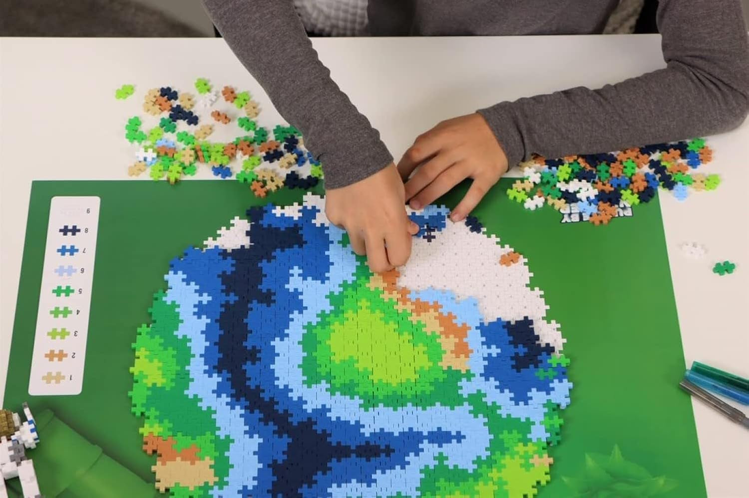 PLUS PLUS Earth Block Puzzle 800 pc(s) Globe, Erde