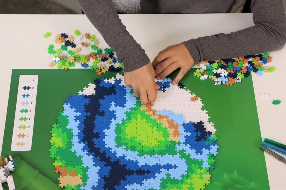 PLUS PLUS Earth Block Puzzle 800 pc(s) Globe, Erde