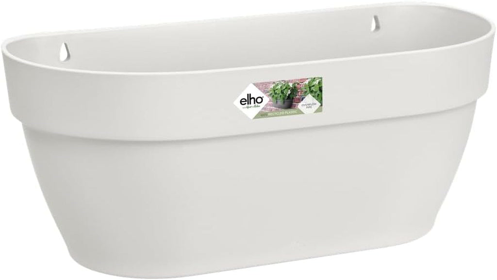 elho Vibia Campana Jardinieră de perete 35 - Jardinieră pentru balcon și utilizare în exterior - Ø 35,0 x H 14,8 cm - Negru/Antracit