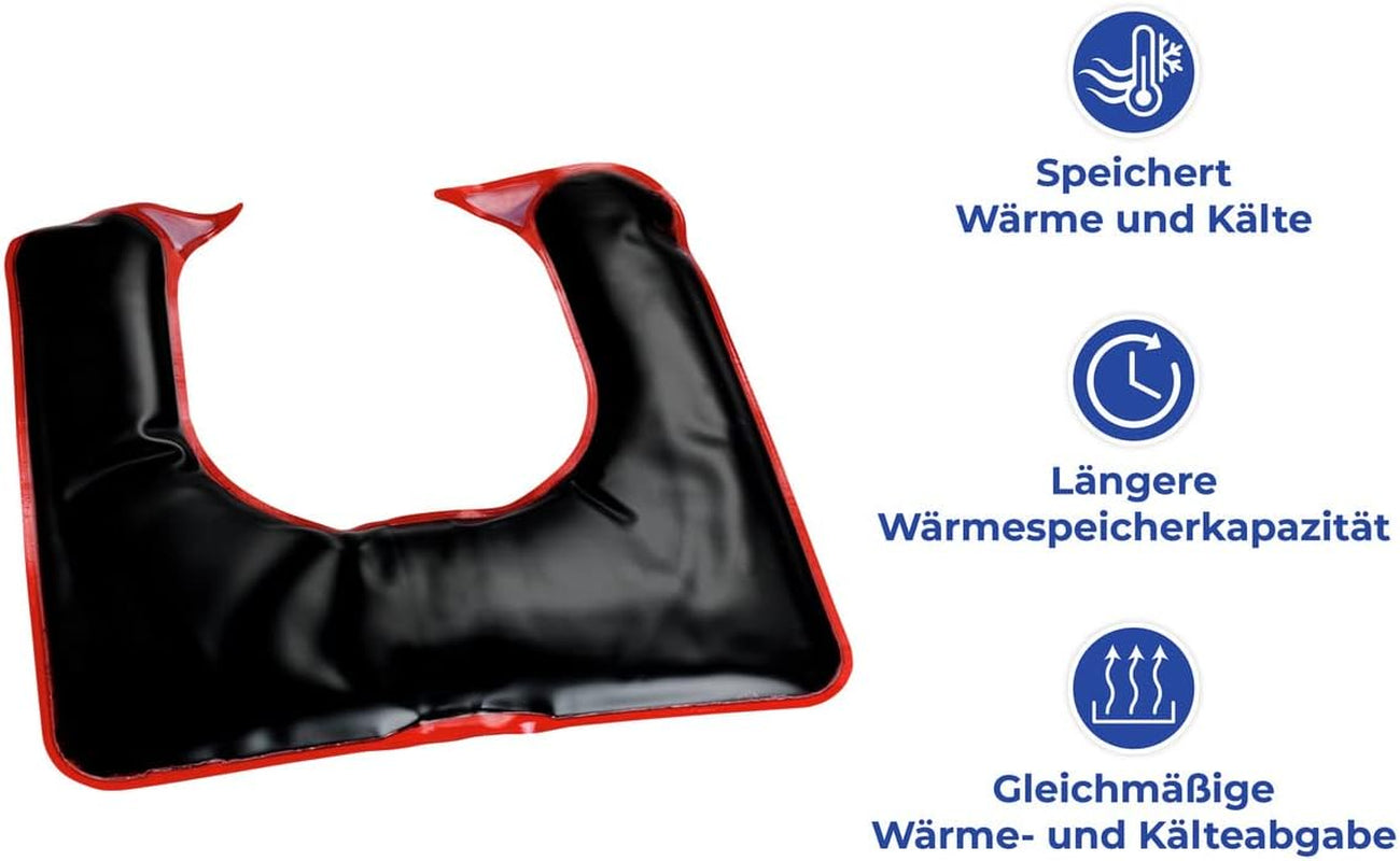 Pernă de gât Maximex Moor, Cuptor cu microunde, Căldură liniștitoare împotriva tensiunii, Potrivire specială, Dimensiuni (L X H X P): 30.5 X 1 X 29 Cm Perne ortopedice cervicale Naty Shop