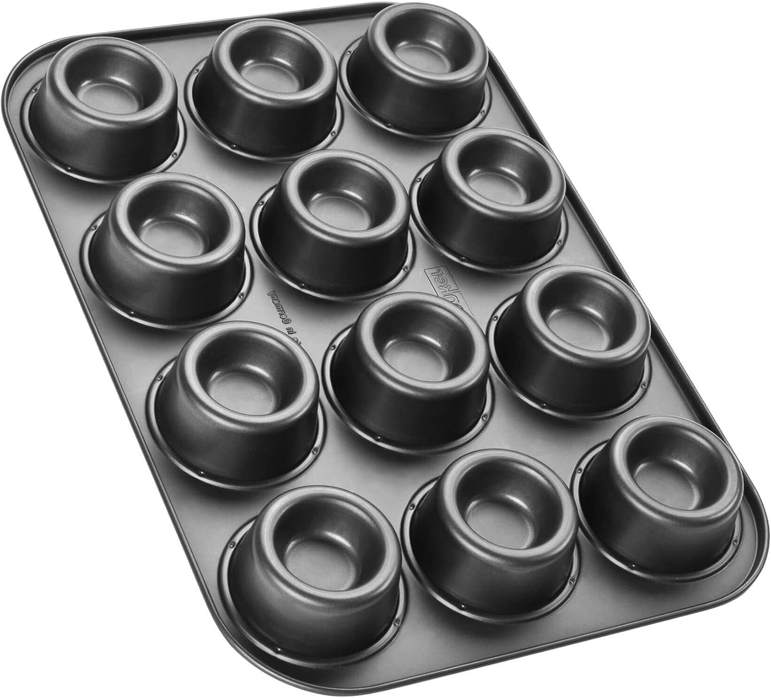 Zenker Cup-Cake-Backblech 12Er Set – Premium Antihaftbeschichtung, Für Perfekte Cupcakes, 385X265X30Mm, Hitzebeständig Bis 230°C Molds and trays for baking Naty Shop