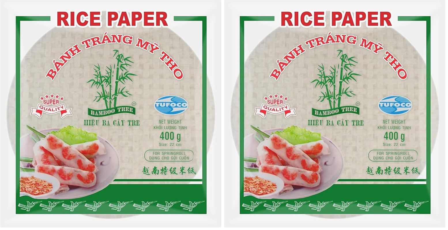 BAMBOO TREE - Rice paper 22 cm. (Summer rolls) - 1 x 400 g