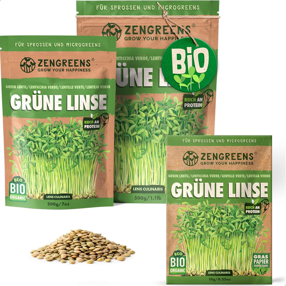 Bio Sonnenblumen Samen - Wähle Zwischen 10G, 200G Und 500G - Sonnenblume Mit Keimrate Von Über 97% - Keimsprossen - Sonnenblumensamen Zum Sprossen Ziehen - Wiederverschließbare Verpackung