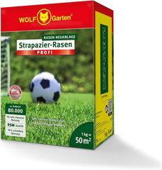 WOLF Garten Wolf-Garten - Strapazier-Rasen LJ 50; 3821030, Rot