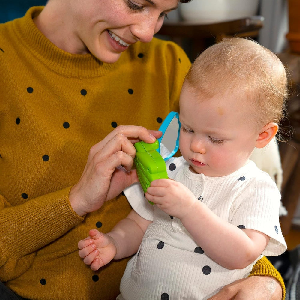 Baby Einstein, Ocean Explorers Shell Phone, sunete și lumini, 3 limbi - engleză, franceză, spaniolă, de la 6 luni Jucarii Bebe Naty Shop