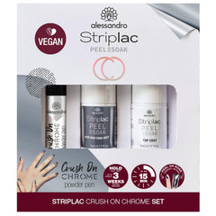 Set alessandro Striplac Peel or Soak Silver Crush On Chrome – Perfect nails in 15 minutes