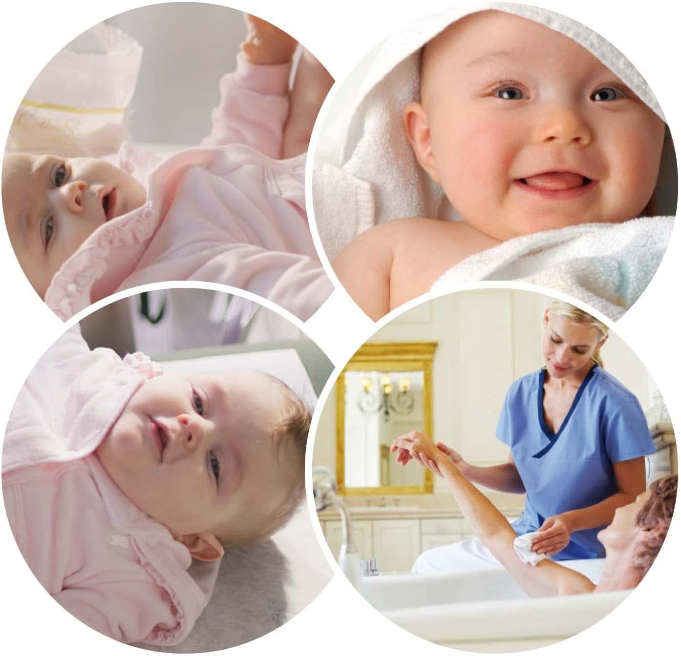 GOLD BABY Sanitary Napkins, Pack of 15, Children, 100% Hydrophilic Cotton, 40 x 80 cm, Hypoallergenic and Biodegradable, Dermatologically Tested, Made in Italy Baby Wet Wipes Naty Shop