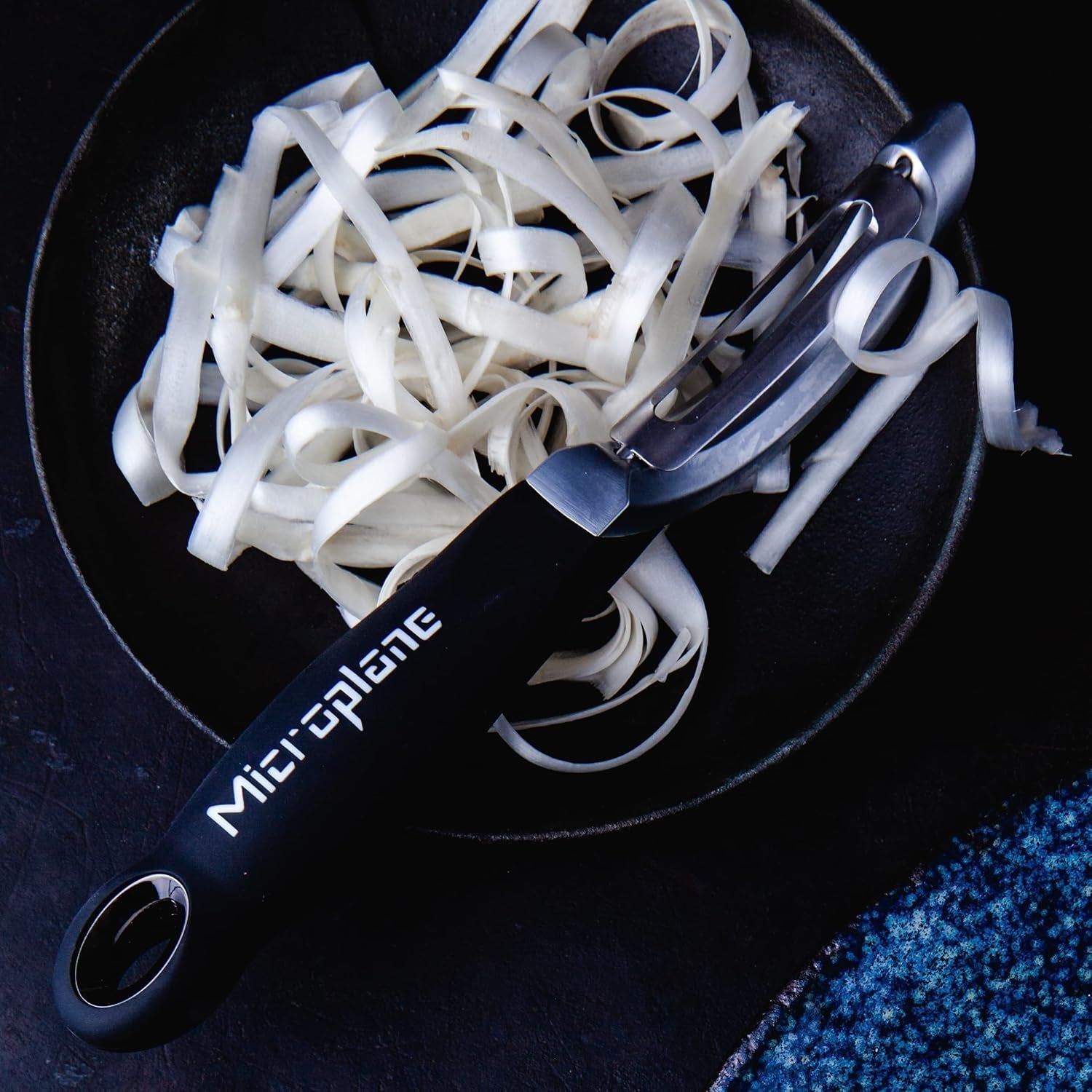 Naty Shop Microplane Professional Double Blade Stainless Steel Ambidextrous Peeler