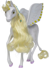 Simba 109480093 - Mia and Me Einhorn Onchao, mit beweglichen Flügeln, Haarclips, Bürste zum Frisieren, Spielpferd, Pony, Centopia, ab 3 Jahren, Rosa