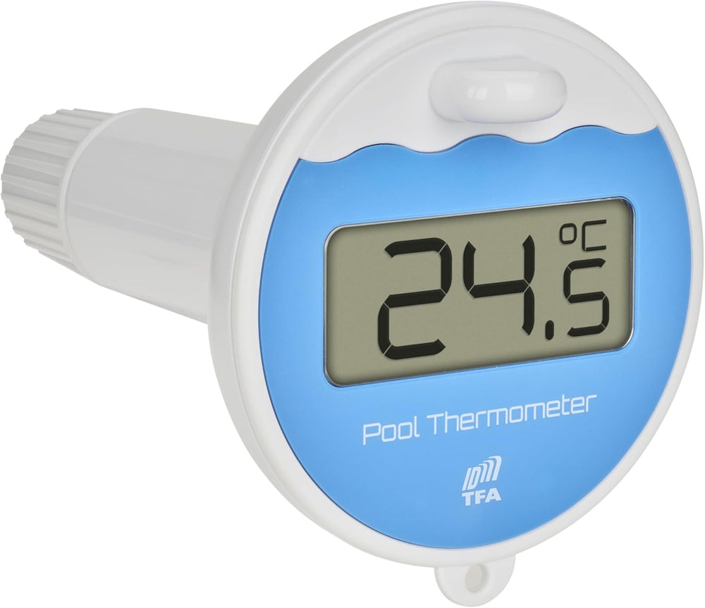 TFA Dostmann TFA-ID ID-A5 Pool Transmitter TFA-ID ID-A5 Pool, 30.3907.02, compatible with TFA.me system, WLAN compatible, for online monitoring of pools, ponds, ice baths, remote, water temperature measurement, 868 MHz, white