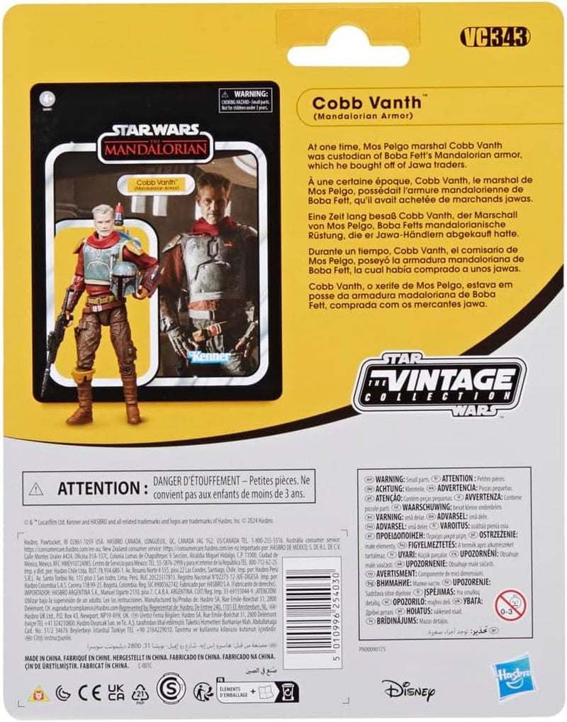 Star Wars Vintage Collection Cobb Vanth (Mandalorian Armor), Deluxe Zu Mandalorian Action Figure, Scale 9.5cm Action figures Naty Shop