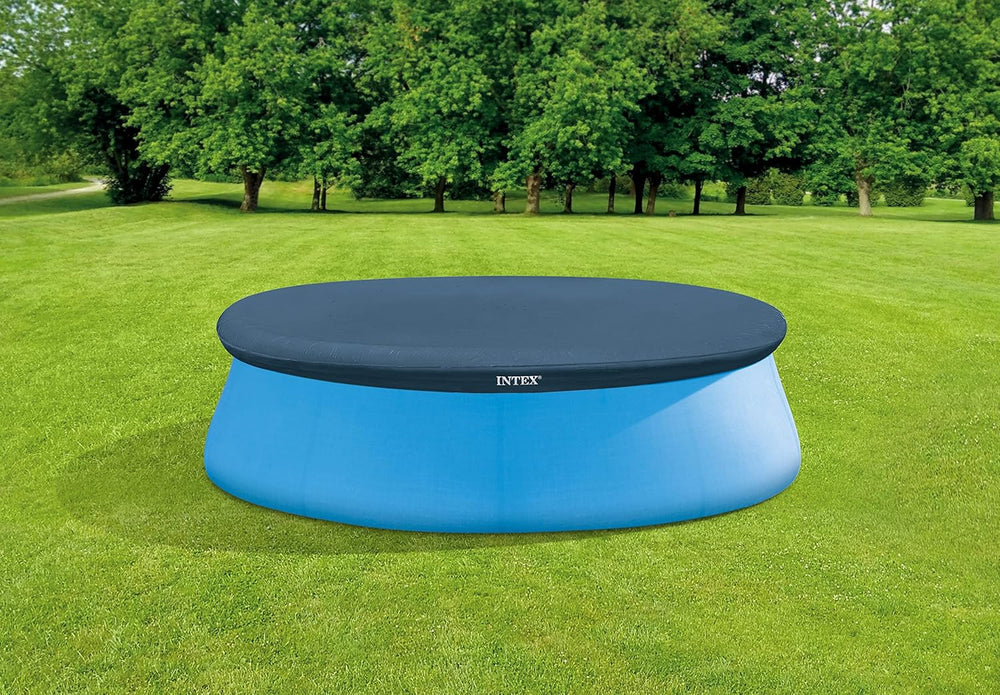 Easy Set pool - Above ground pool - For children, 183cm x 183cm x 51cm and Easy Set tarpaulin - Pool tarpaulin - Ø 244 cm - For Easy Set pools