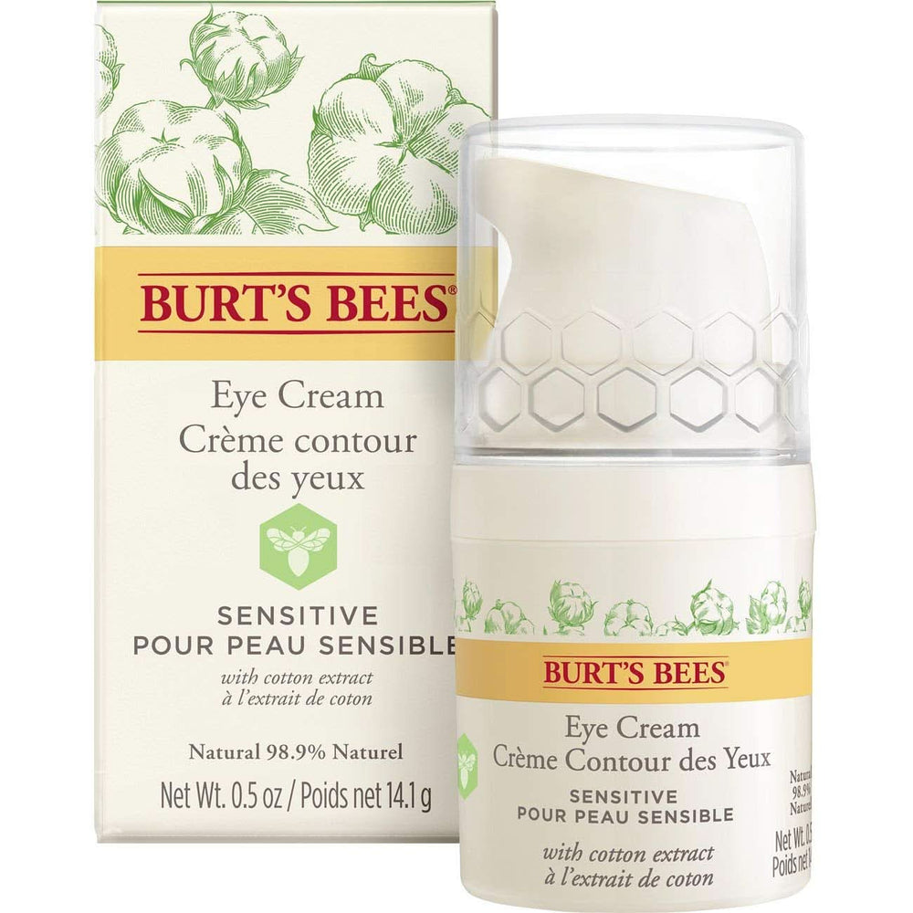 Burt'S Bees Natural eye cream for sensitive skin with cotton extract, 14 g Cosmetics and Beauty Naty Shop