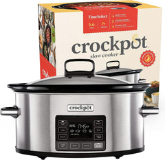 Slow cooker digital Crock-Pot Timeselect, 5.6 liters (7 people) Slow Cooker Naty Shop 5.6 liters Digital