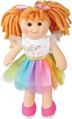 Heless 9850 - Kleid für Puppen im Einhorn Henri Design, Größe 20 - 25 cm