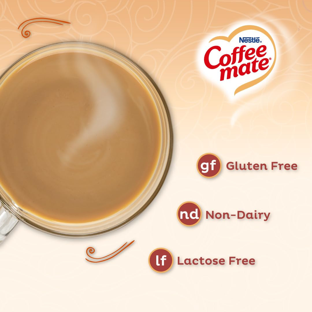 Coffee-Mate Vanilla Caramel, Sugar-Free Powdered Coffee Creamer, Kaffeesahne Pulver - Vanille Karamell - OHNE ZUCKER! from USA
