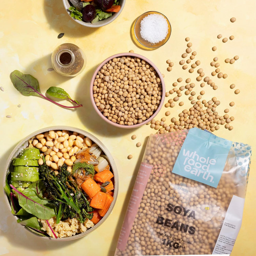 Wholefood Earth soy - non-GMO - natural - vegan - dairy-free - no added sugar 1 kg