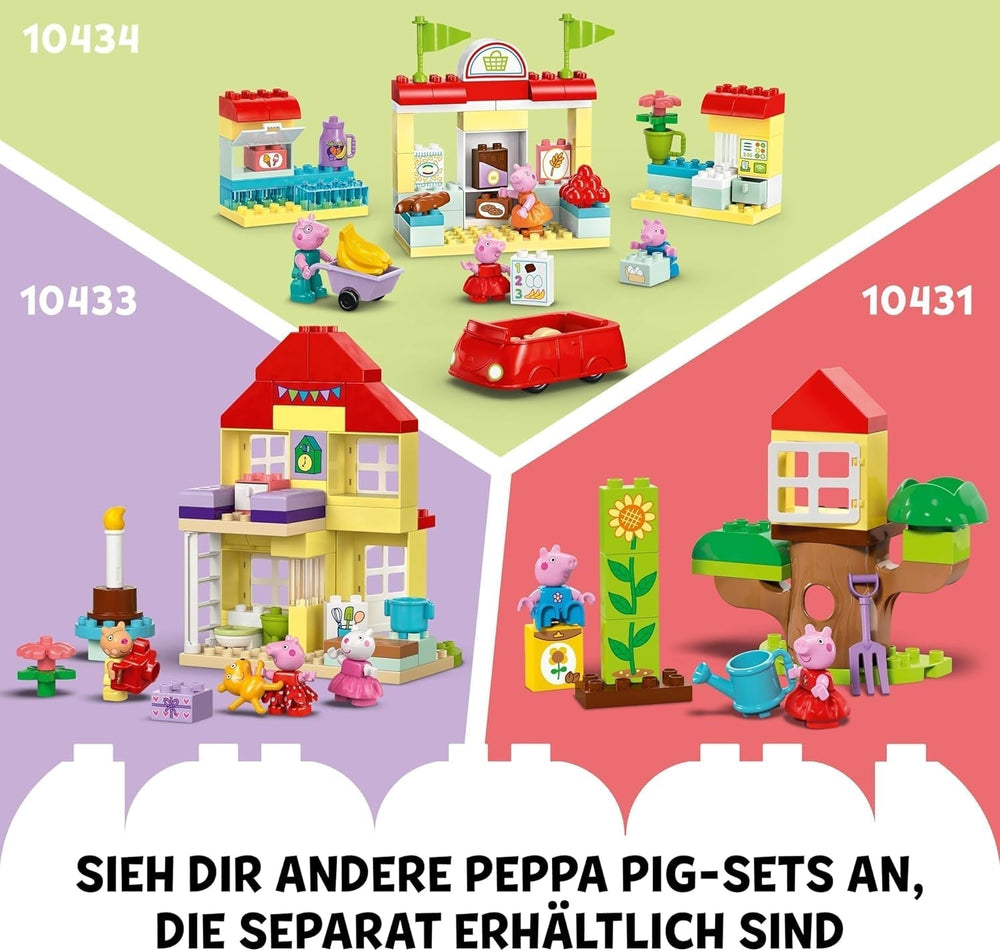 LEGO DUPLO Peppa's Boat Trip: Toy Boat Playset to Build and Rebuild with 2 Figures, Creative Toy, Gift Idea for 2-Year-Olds, Boys and Girls 10432 Building Sets Besuche den LEGO-Store