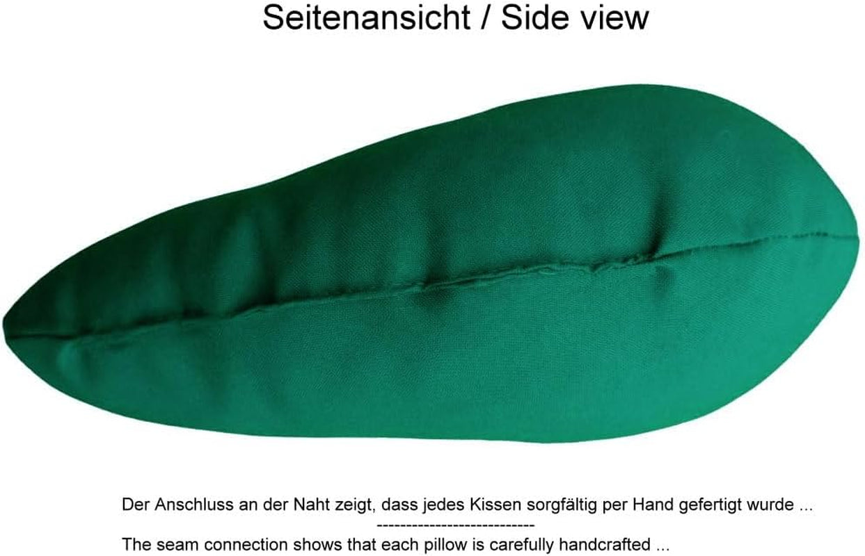 Pernă de gât Lemos Home cu umplutură din microfibră, pernă de susținere a gâtului, pernă de călătorie confortabilă pentru avion, mașină, birou, ideală pentru camping, vacanțe și gadgeturi de călătorie (verde mentă)
