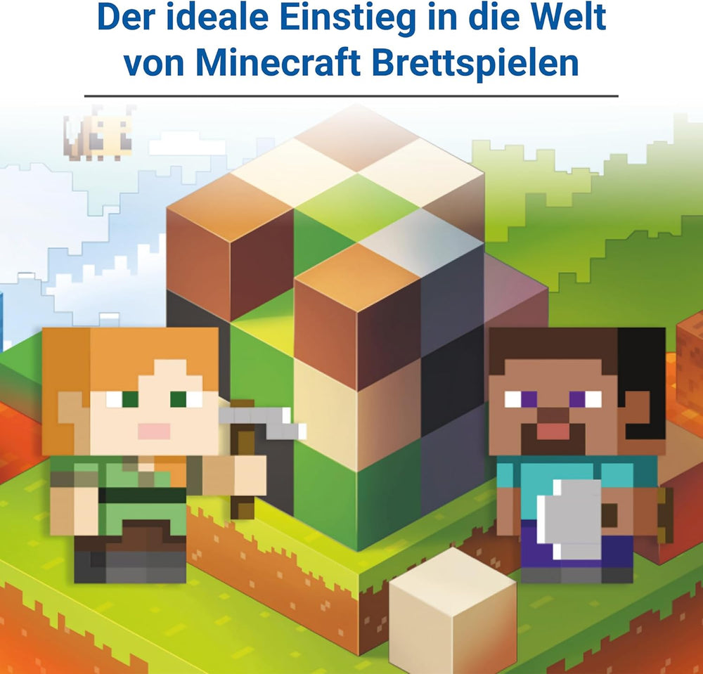 Ravensburger 24615 Minecraft Builders & Biomes Junior - 2-4 player co-op game for ages 5 and up