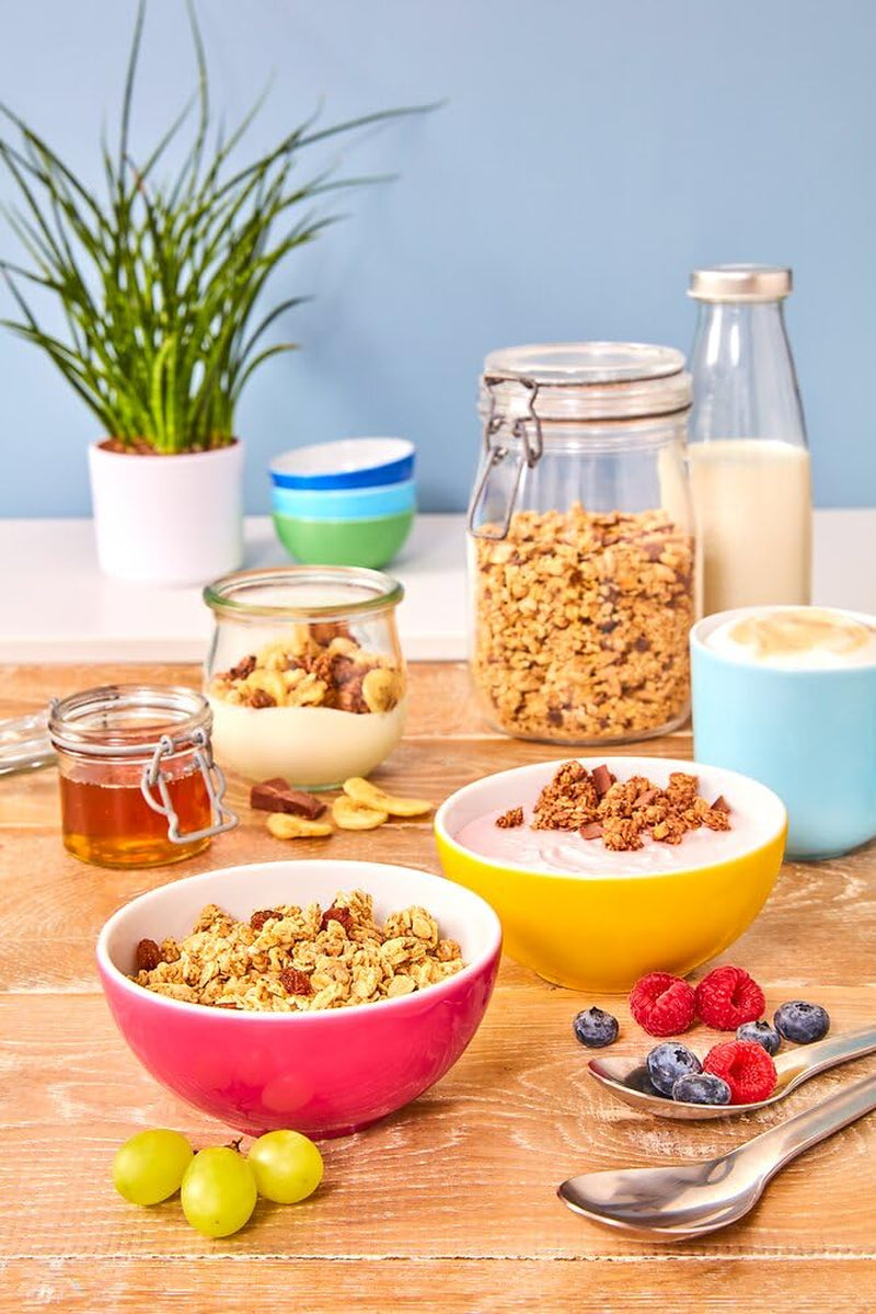 Dr. Oetker Vitalis Crunchy Flakes: Crunchy muesli with corn flakes and almond pieces, pack of 5 (5 x 600g)