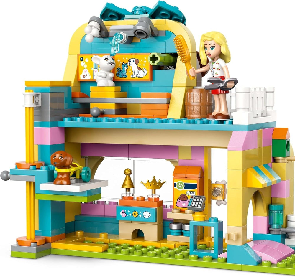 LEGO Friends Animal Accessories Store Pretend Play Set Educational Toy for 6 Years Old Girls 3 Minifigures and 3 Animal Figures Cat Dog Bunny Gift Idea for Kids 42650 Building Sets Besuche den LEGO-Store
