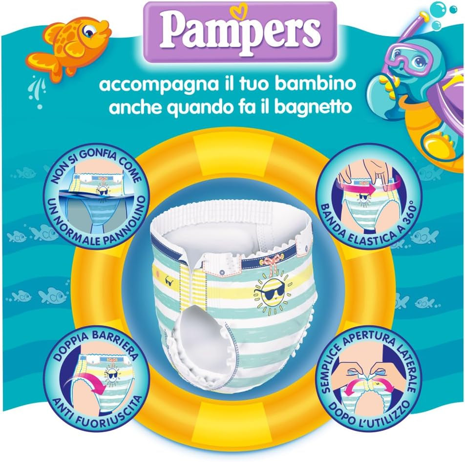 Pampers Il Costumi, 12 pieces, size 3 (6-11 kg)