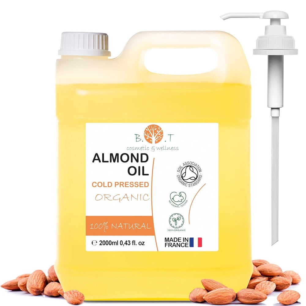 Pure BIO almond oil, cold pressed, natural, 250 ml Cosmetics and Beauty Naty Shop 2 liters Without Aroma