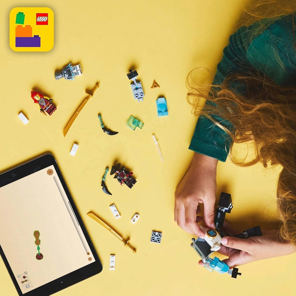 LEGO NINJAGO Zane's Action Mech - Ninja toy with 3 minifigures for role-playing - Small set to build and play for children - Gift idea for boys and girls from 6 years 71827 Building sets Besuche den LEGO-Store