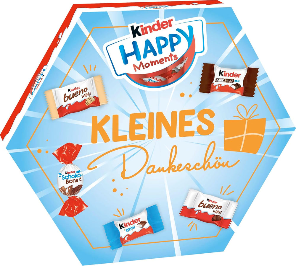 kinder Happy Moments Mini Mix - Valentine's Day gift for him and her - For socializing and sharing with friends and family - 161g