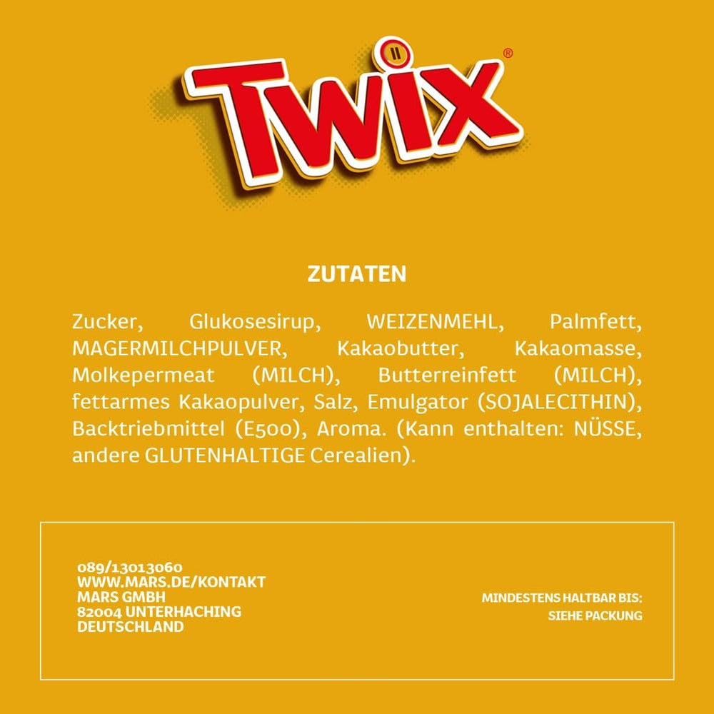 Twix Salted Caramel Chocolate Bars | Bulk pack of chocolate | 30 double bars (30 x 46g)