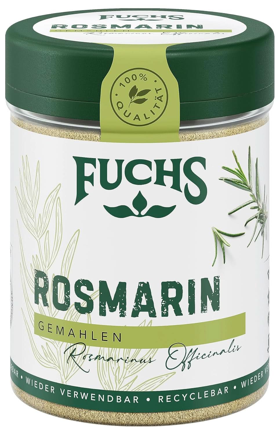 Fuchs - Ground Rosemary - For seasoning fish, meat and vegetables, 30 grams Condimente Naty Shop