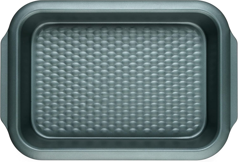 Progress BW09819G2EU7 Shimmer Kollektion, Runde Backform Aus Kohlenstoffstahl Mit Antihaftbeschichtung, Ideal Für Pies, Kuchen, Torten Und Quiches, 28 Cm, Grün Molds and baking trays Naty Shop 39Cm Bräter