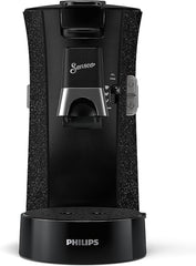 Espressor cu capsule Philips Senseo Select ECO, negru/pătat - alegere a intensității cafelei plus funcție de memorare, fabricat din plastic reciclat (CSA240/20)