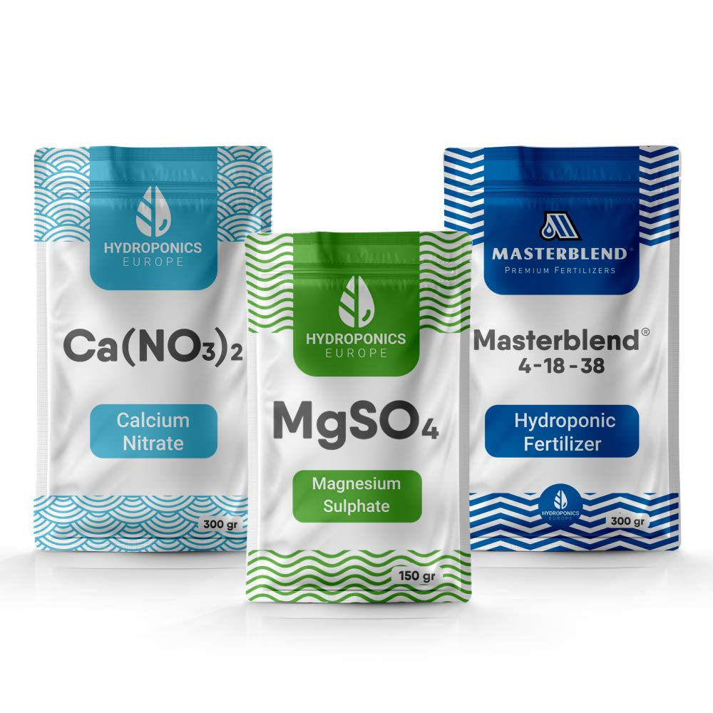 4-18-38 Complete Hydroponic Fertilizer Kit | Hydroponic Nutrient System | Delivery from EU | 0.75-4.0 kg (1.5)
