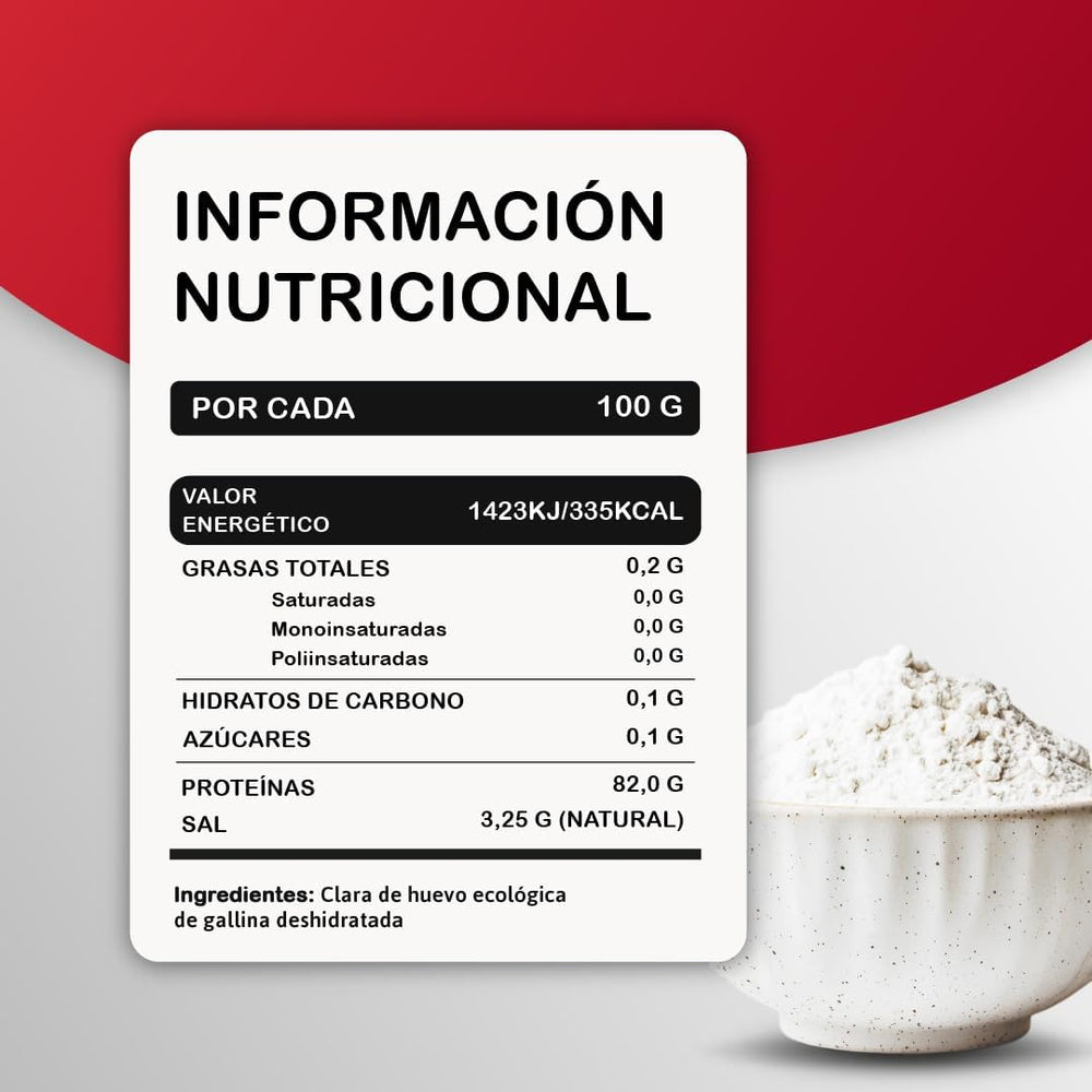 Eiklarpulver (350g) | Getrocknetes Eiklar Pulver | Eialbumin für Backen & Kochen | Ohne Zusatztoffe | Lactose-free Zip-Bag Packaging