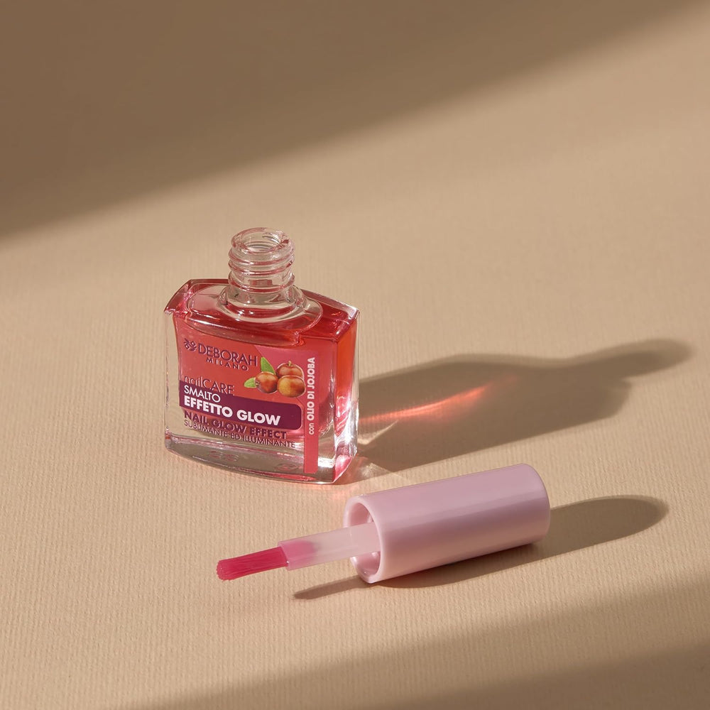 Milano nail polish for brittle nails, brittle, shiny effect, brightens and beautifies nails, with jojoba oil, enhances natural nail color, 8.5 ml