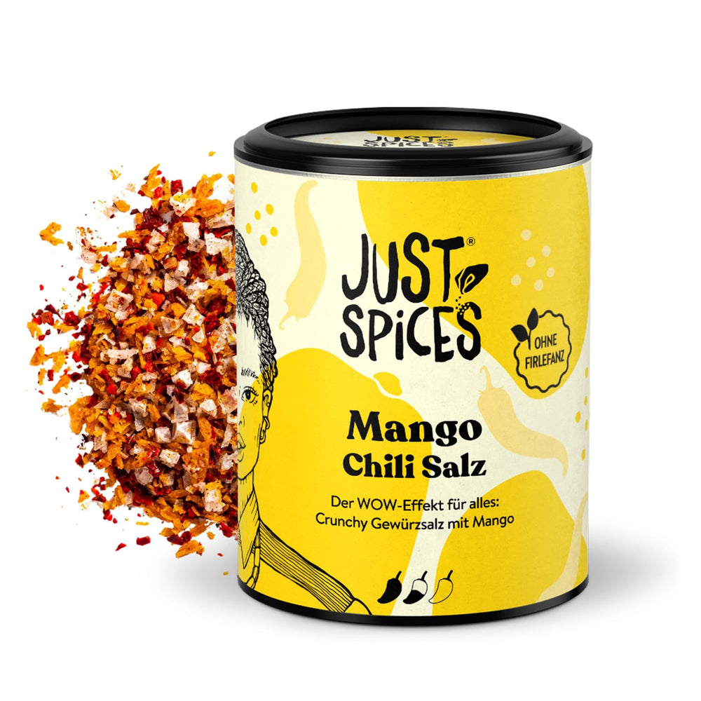Just Spices Chili Garlic Salt I Gewürzmix, der zu allen Gerichten schmeckt I Gewürzdose, 55 g