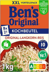 BEN'S ORIGINAL™ long grain rice, boiled in bag, 10 minutes, 6 x 1 kg