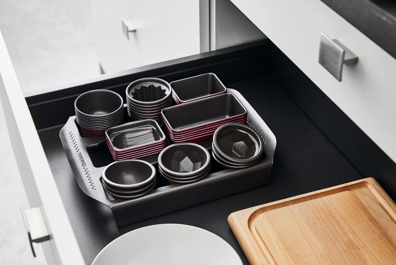 Tefal Creabake J3040104 Kuchenform, 9 Mulden, Antihaftbeschichtung, Austauschbar, Perfektes Backen, Kreative Und Leckere Rezepte, Nicht Compaible Mit Cake Factory, Creabake Molds and baking trays Naty Shop