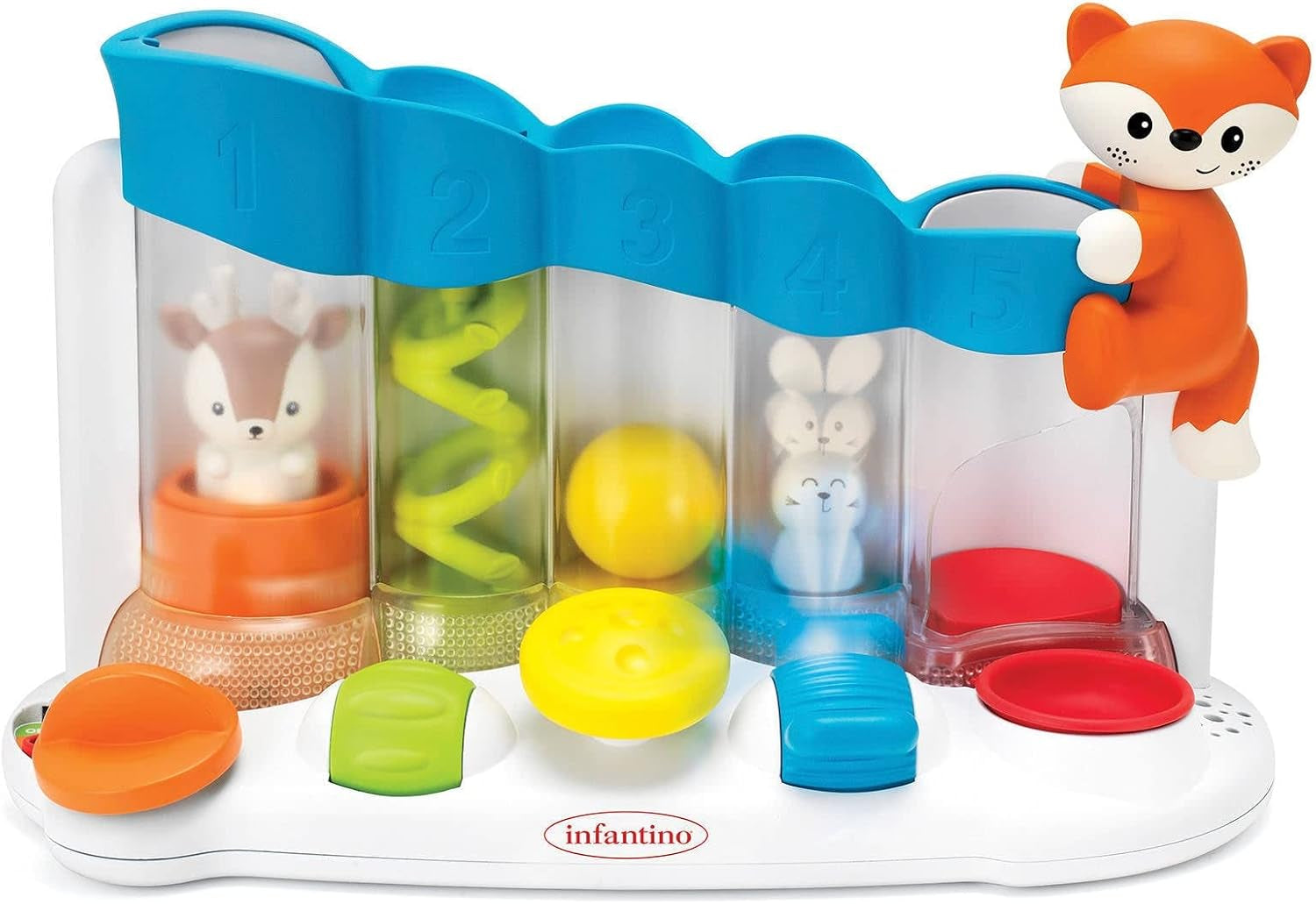 Infantino 216428 Senzorial Ball Drop Piano Senso, Multicolor Jucarii Bebe Naty Shop