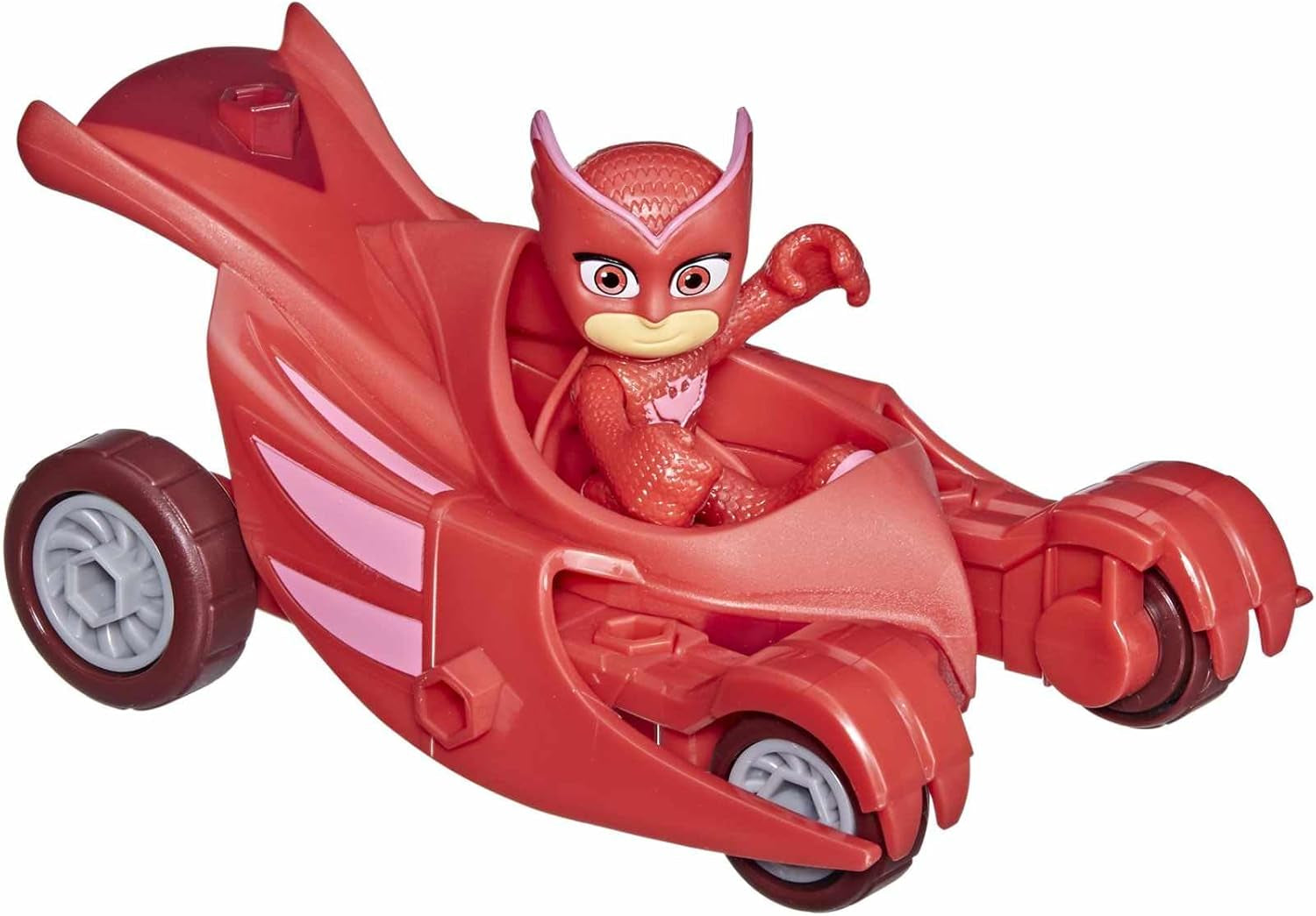 Jucărie preșcolară PJ Masks Owl Glider, vehiculul lui Eulette cu Eulette Action Figure Pentru copii cu vârsta peste 3 ani, ambalaj reciclabil, Action figures Naty Shop Planoare bufniță